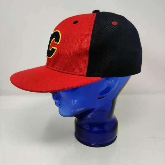 NHL Calgary Flames Budweiser Red Black Hat Cap Baseball Snapback Hockey - Picture 3 of 8
